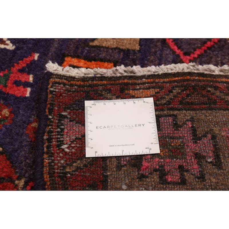 ECARPETGALLERY Hand-knotted Anadol Navy, Red Wool Rug - 4'6 x 8'4