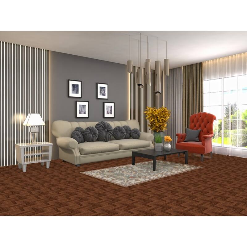 Gray Oushak Indian Accent Rug Hand-Knotted Transitional Wool Carpet - 3'2"x 5'6"