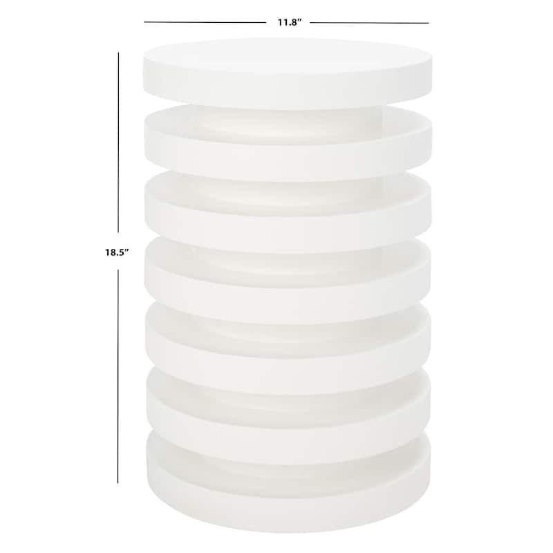 SAFAVIEH Harmanda Accent Table - 12" W x 12" D x 19" H - 12Wx12Dx19H