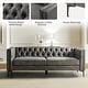 preview thumbnail 8 of 58, HULALA HOME Calymne 84" Modern Square Arms Sofa with Button-Tufted Back