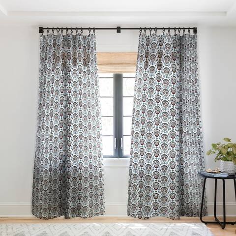 1-piece Sheer Sugar Skull Voodoo Made-to-Order Curtain Panel - 50 x 84