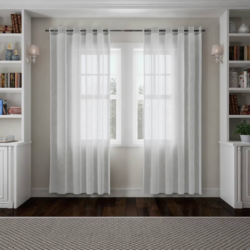 1-Inch Decorative End Cap Style Finial Curtain Rod by Lavish Home