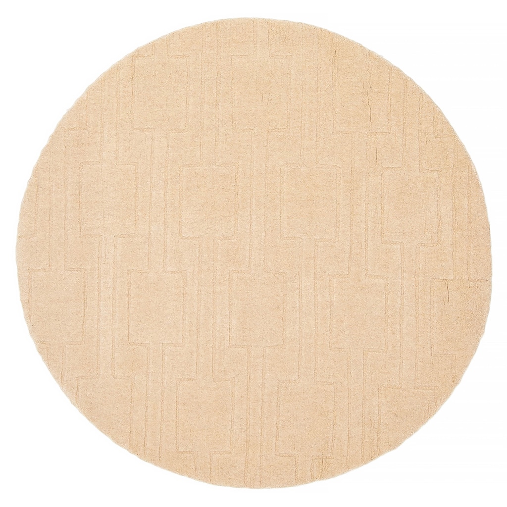 Kashkuli Gabbeh Beige Rug 4'0" x 4'0" - 4'0 x 4'0