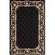 preview thumbnail 19 of 24, SAFAVIEH Handmade Chelsea Kalie French Country Wool Rug 5'3" x 8'3" - Black - Rectangle