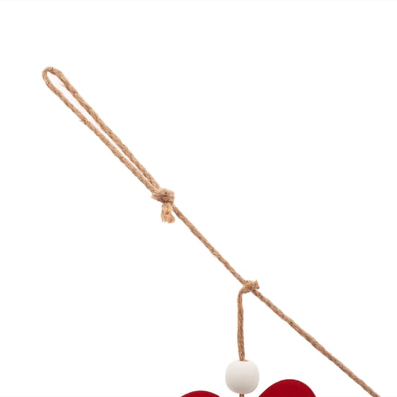 Glitzhome 72"L St. Patrick's Day Holiday Shamrocks Garland