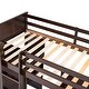 preview thumbnail 56 of 90, Modern Style Wooden Loft Bed with a Twin Size Stand-alone Bed, Shelves, Desk and Wardrobe