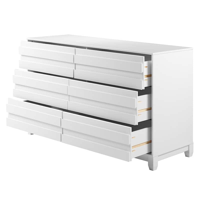 Middlebrook Contemporary Solid Wood 6-Drawer Dresser