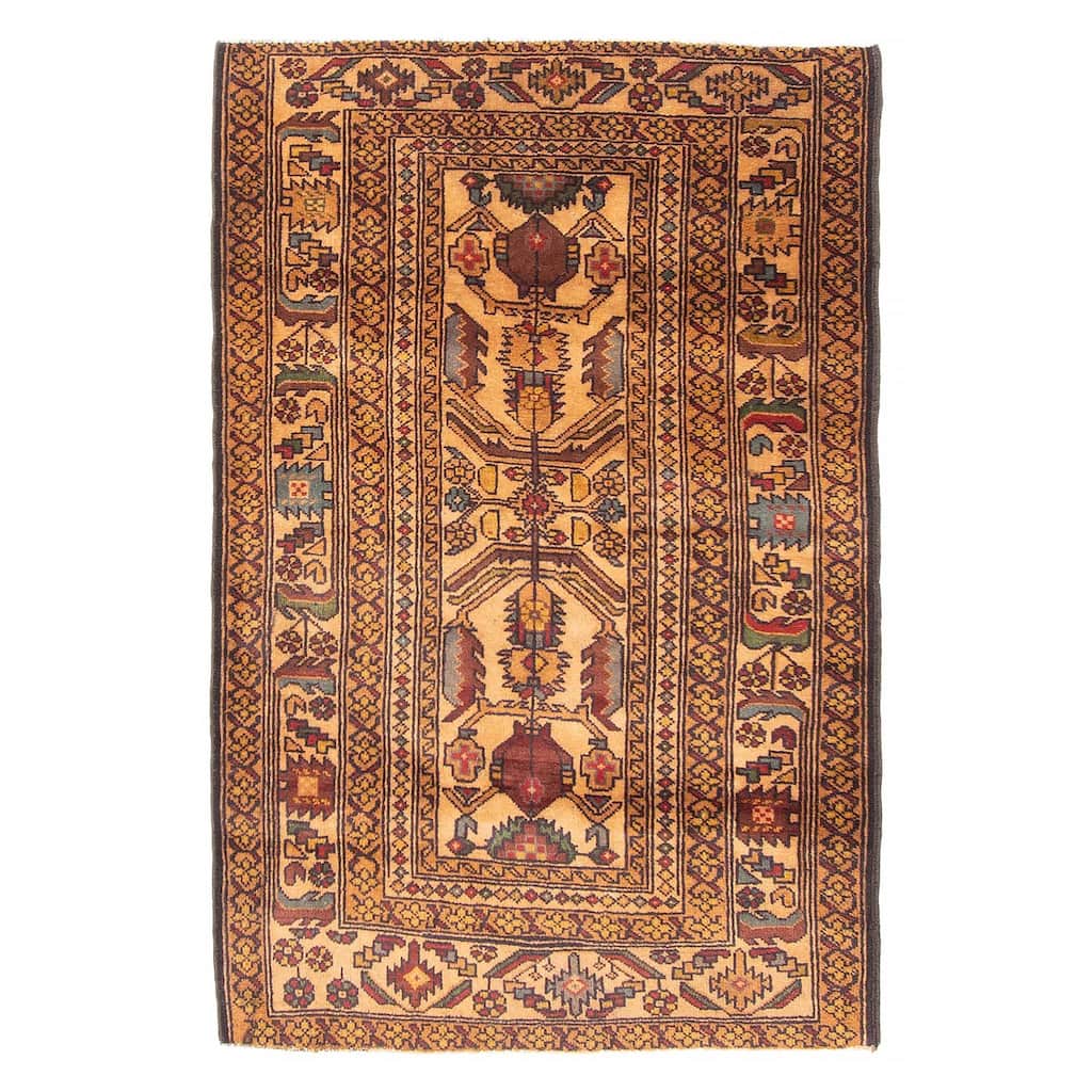 Teimani Brown Rug 2'10" x 4'7" - 2'10 x 4'7