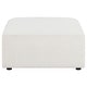 preview thumbnail 2 of 2, Freddie Square Upholstered Ottoman Pearl