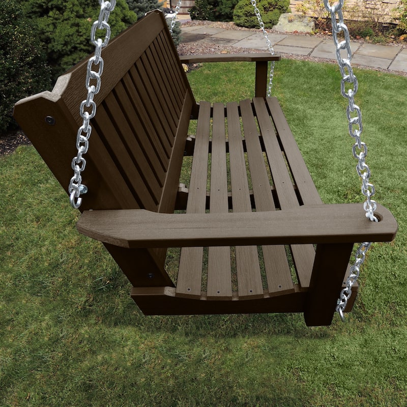 HIGHWOOD Lehigh 5-foot Eco-friendly Synthetic Wood Porch Swing