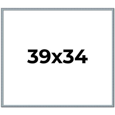 39x34 Frame Rustic Sky Blue Solid Wood Picture Frame | 0.75 Inch