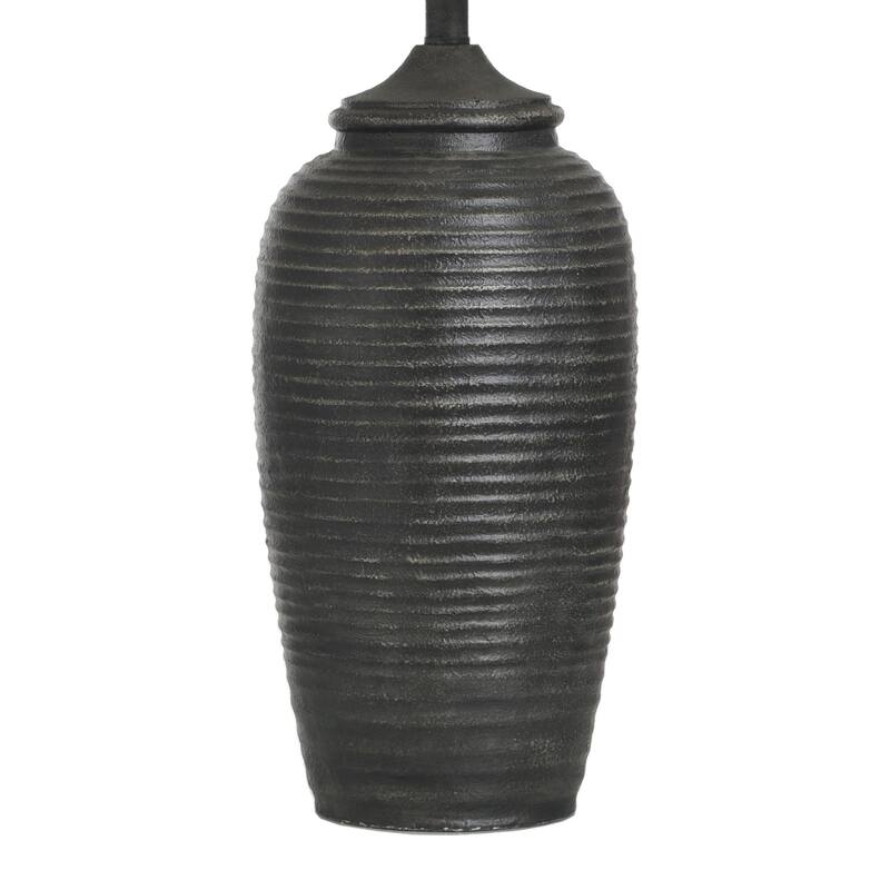 Charlotte Polyresin Table Lamp - Linen Shade