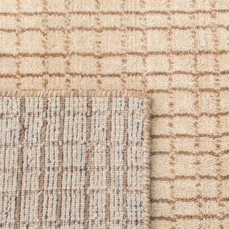 SAFAVIEH Handmade Himalaya Layered Faux Bois Modern Wool Rug