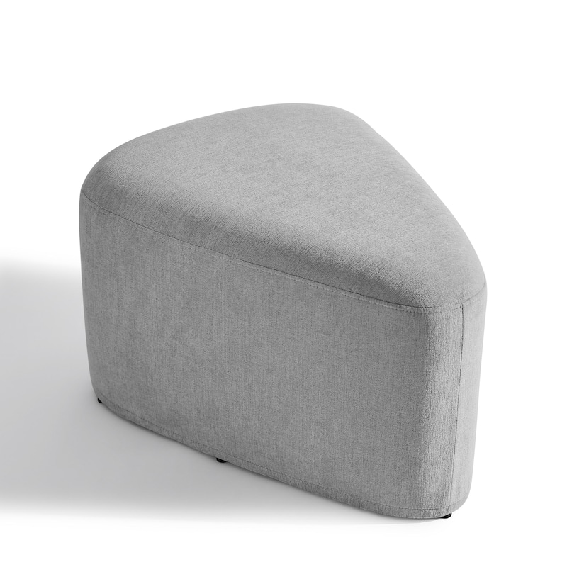 26" Footstools and Ottomans, Modern Fabric Pouf Ottoman