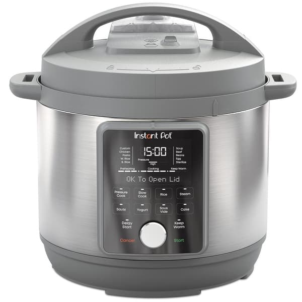 Plus, 6-Quart Whisper Quiet 9-in-1 Electric Pressure Cooker, Slow