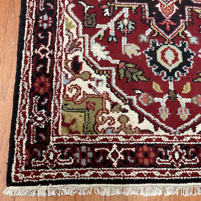 HERAT ORIENTAL Handmade Serapi Wool Rug - 4' x 6'2"