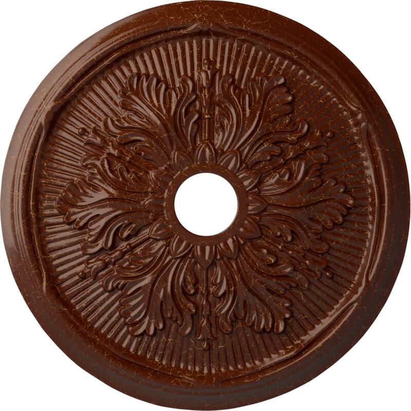 23 3/4"OD x 3 5/8"ID x 1 7/8"P Luton Leaf Ceiling Medallion