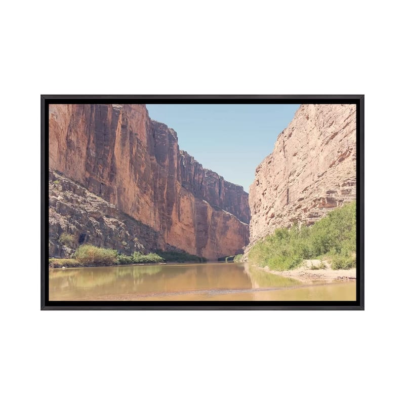 iCanvas "Big Bend Texas" by Ann Hudec Framed - Ebony - 32x48
