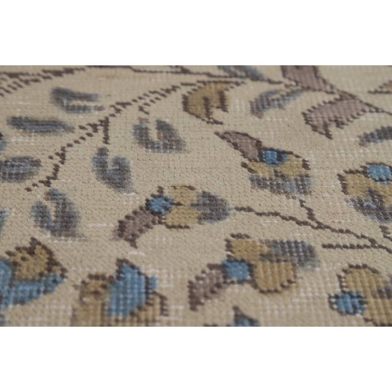 Medallion Tabriz Persian Area Rug Handmade Floral Wool Carpet - 9'5"x 12'10"