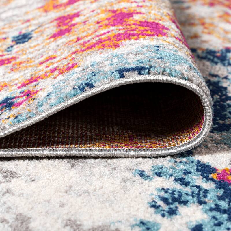 JONATHAN Y Petalo Modern Abstract Area Rug