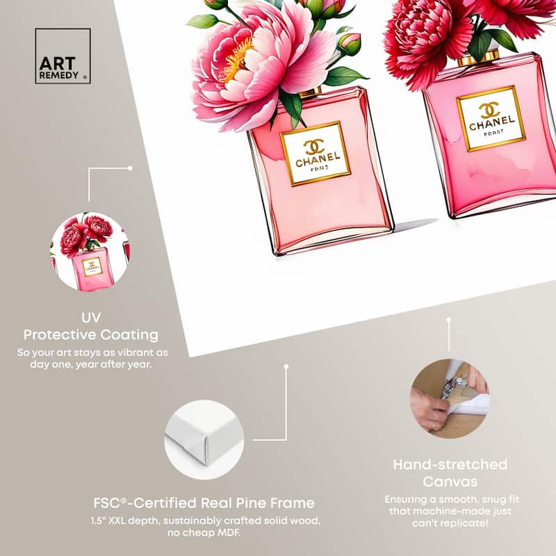 Fragrant Florals Canvas by Art Remedy, Gallery Wrapped