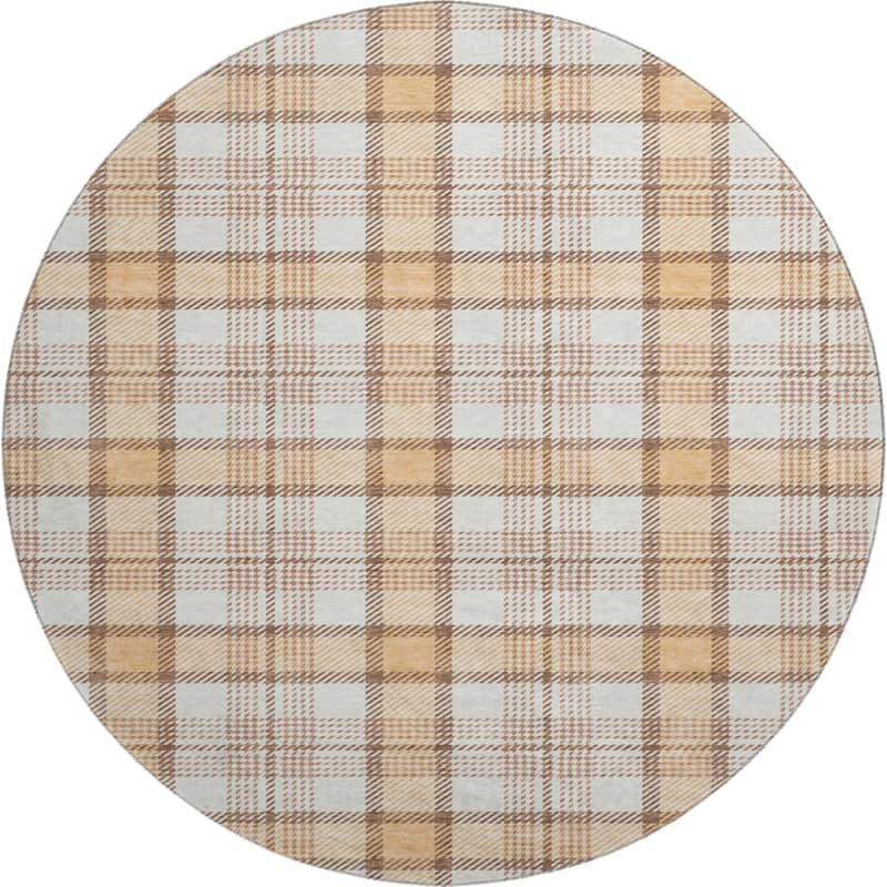 Premium Washable Super Soft Plaid Mayfield Rug