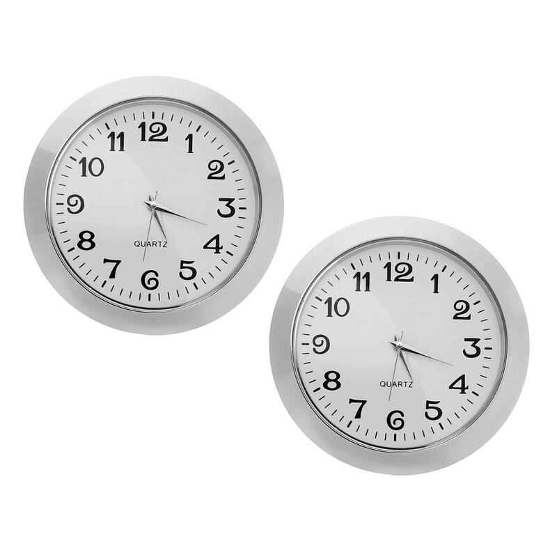 2-1/8 Inch 55mm Quartz Arabic Clock Insert, 2Pcs Fit 45mm/1.77 Inch