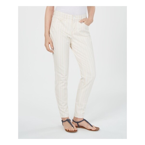 COMPANY Womens Pink Striped Pants Size