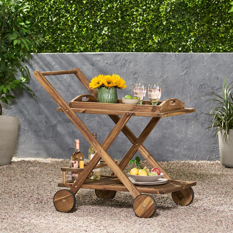Riviera Bar Cart(no include stool)