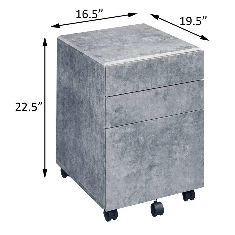 3-drawer File Cabinet