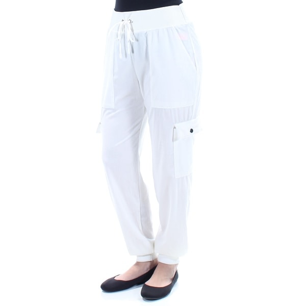 GUESS Womens New 1501 Ivory Tie Casual Pants M. Opens flyout.
