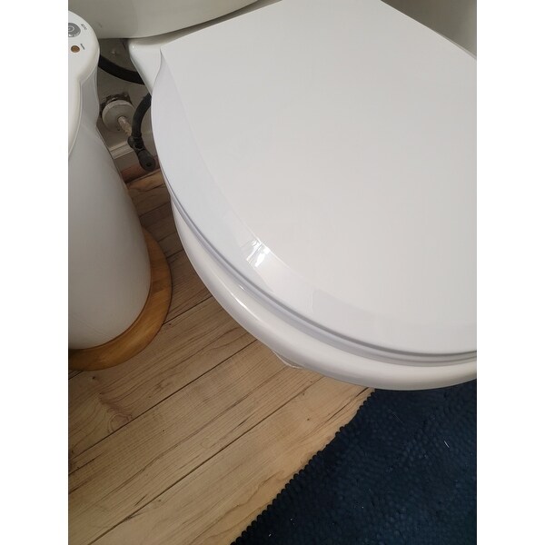 Easy Install & Clean Winfield Heavy Duty Toilet Seat Round Front Quick Close 