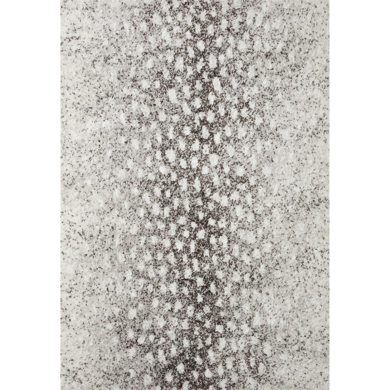 Alexander Home Kazi Abstract Leopard Shag Area Rug