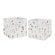 preview thumbnail 1 of 2, Sweet Jojo Designs Boho Floral Garden Flower Girl Foldable Fabric Storage Bins Watercolor Bohemian Farmhouse Vintage Shabby Chic