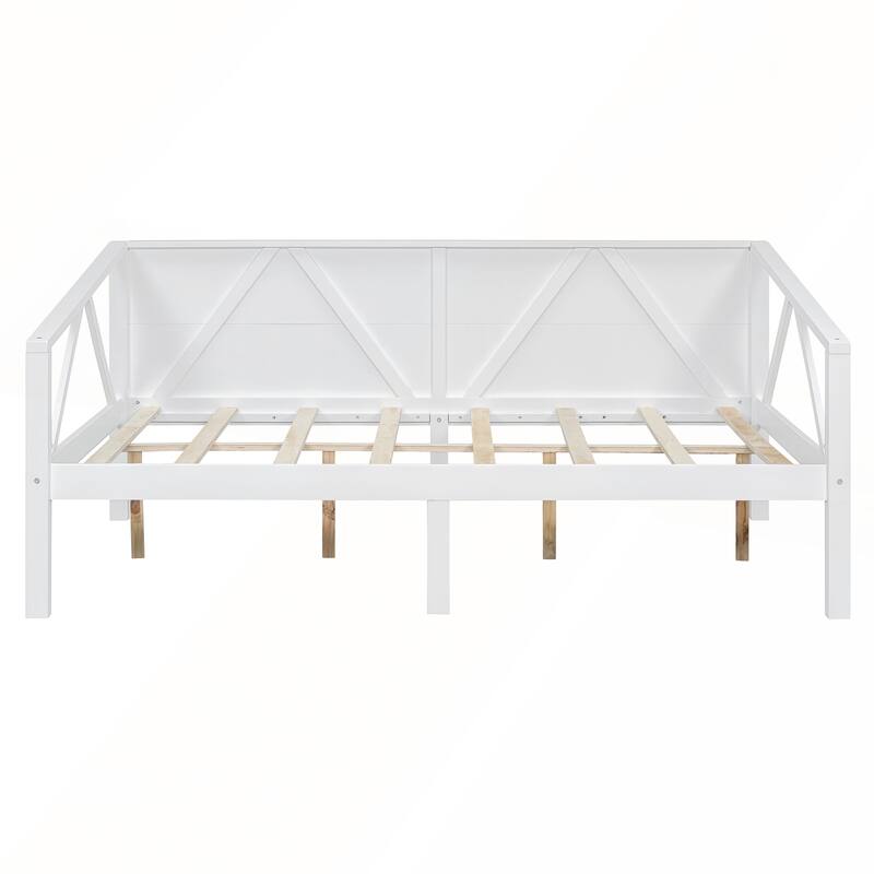 Full size Elegant MultiFunctional Daybed with Sturdy Storage Space