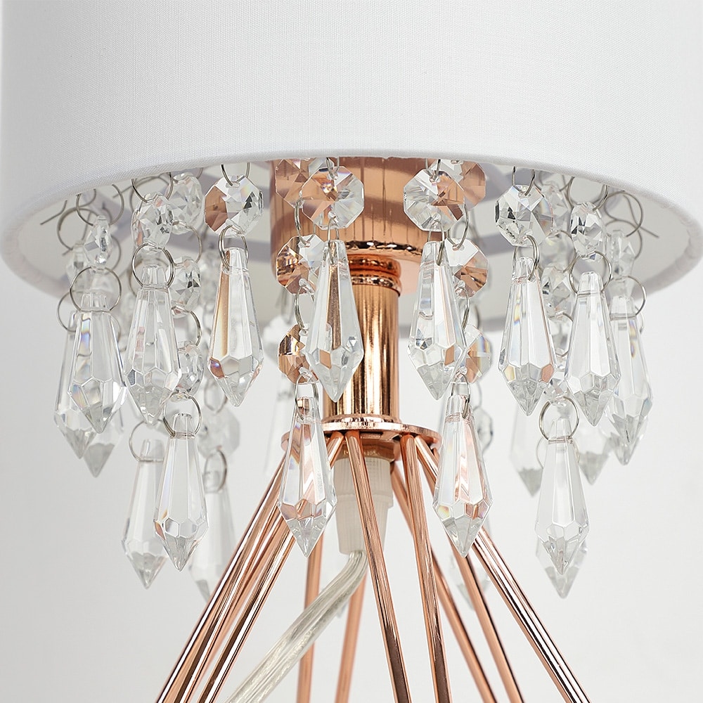 Chandelier bedside table lamp discount