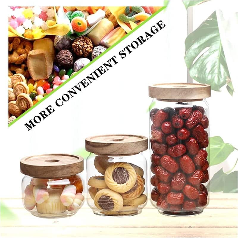 Glass Food Storage Jars - Bed Bath & Beyond - 39467146