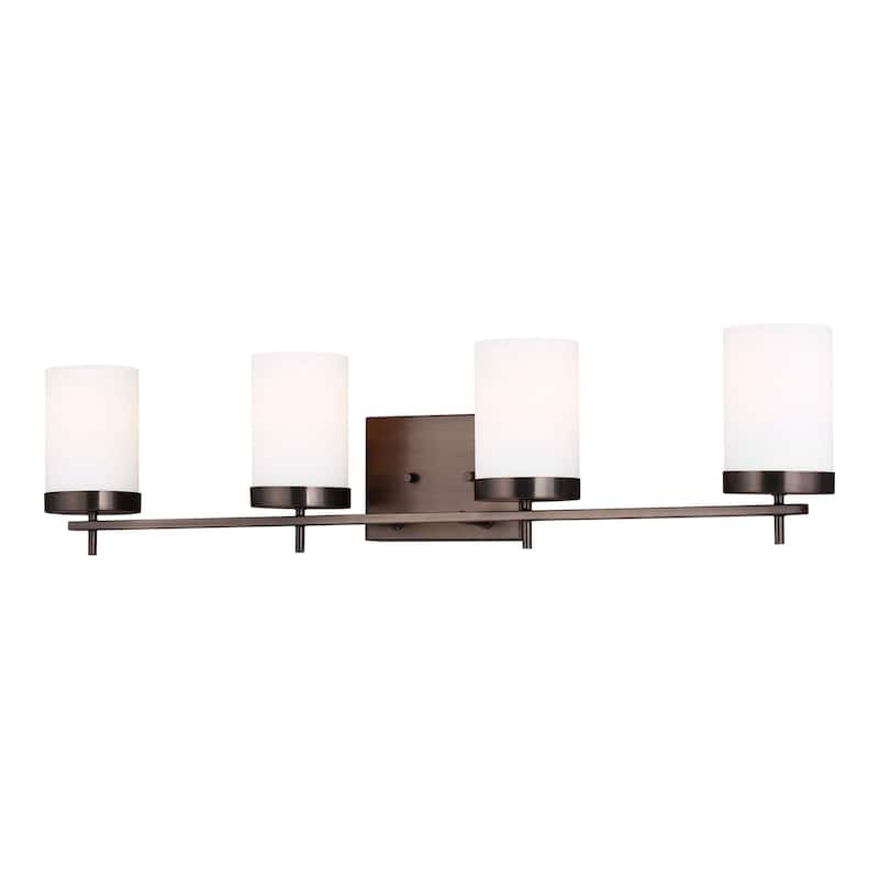 James Allan Fieldon 4 Light 34" Wide Vanity Light - Brushed Oil Rubbed Bronze
