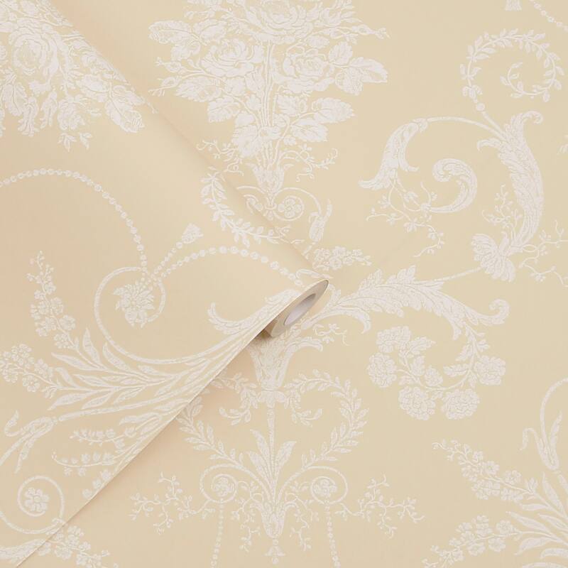 Laura Ashley Josette Linen Wallpaper N/A Bed Bath & Beyond 34864606