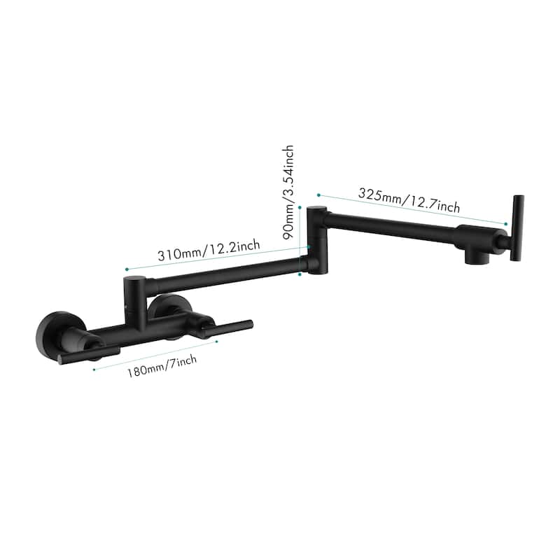 Barrett Wall Mount Pot Filler