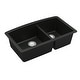 preview thumbnail 8 of 56, Karran Undermount Quartz Double Bowl Kitchen Sink