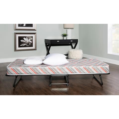 Charmaine Roll Away Folding Guest Bed with Mattress