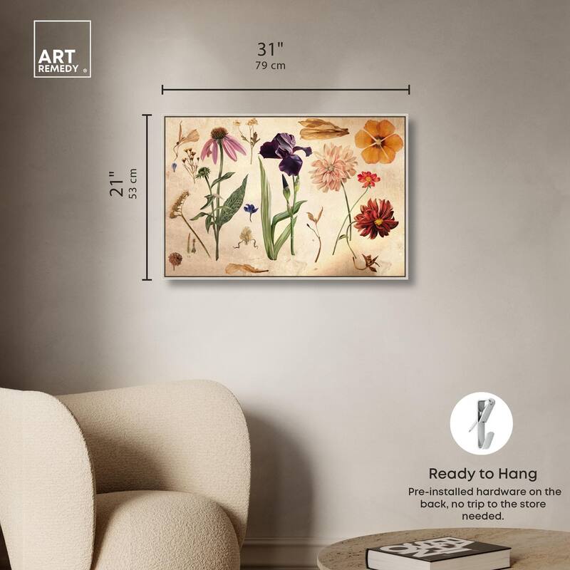 Floral Selection II Canvas by Art Remedy