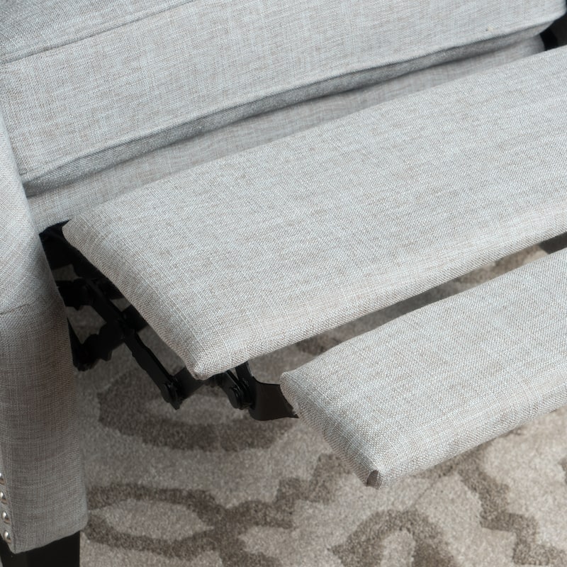 Wescott Wingback Pushback Recliner by Christopher Knight Home