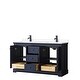 preview thumbnail 10 of 58, Avery 60 Inch Double Vanity, Cultured Marble Top