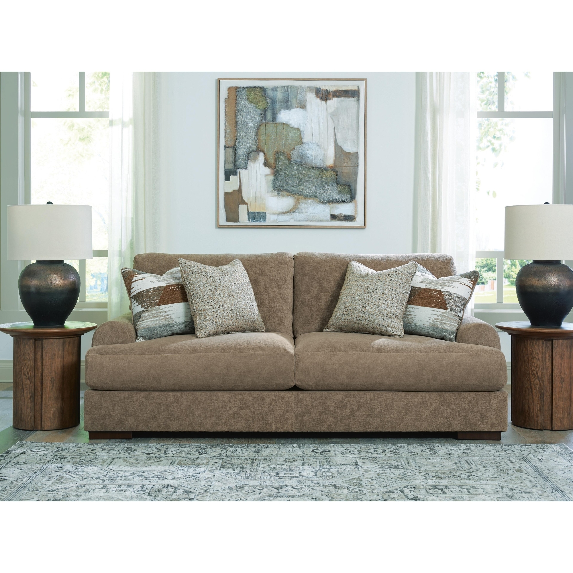 Signature Design by Ashley Meadowleaf Sofa - 96"W x 45"D x 42"H
