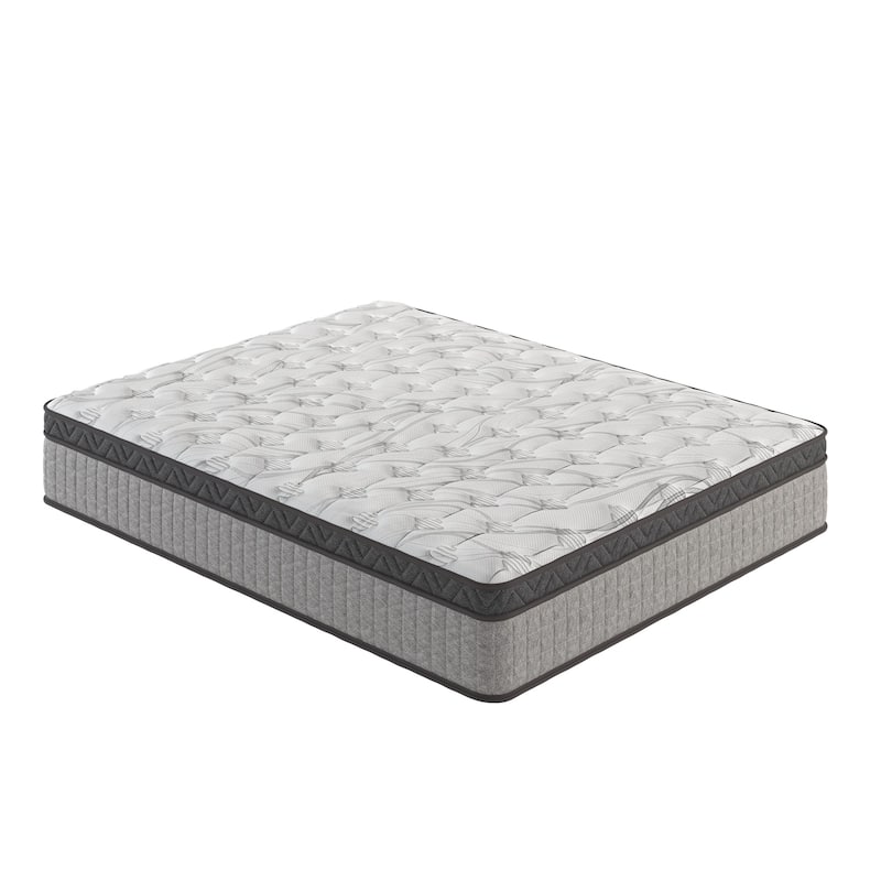 12" Diamond Innerspring Hybrid and Cool Gel Memory Foam Mattress - Full