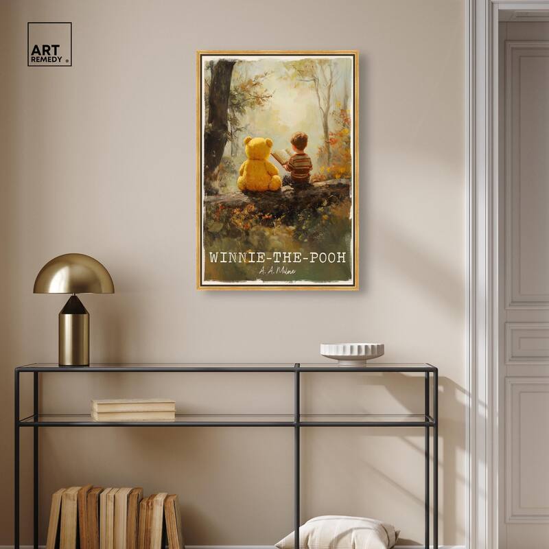 Classic Winnie the Pooh Canvas by Art Remedy