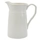preview thumbnail 1 of 0, Bee & Willow White Earthenware 9.5" X 6" X 10.5" H Pticher