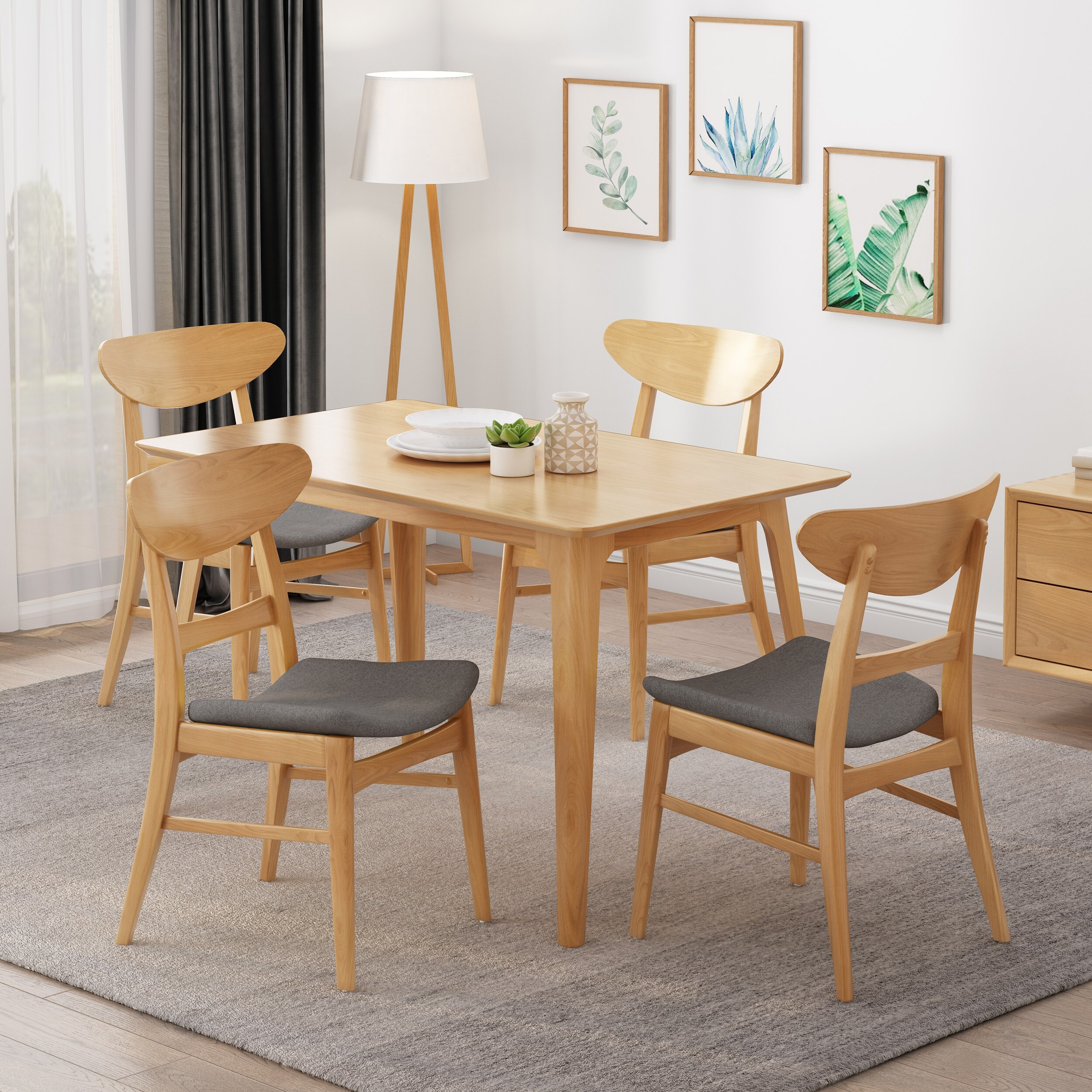 Mid century dining chairs shop set of 4